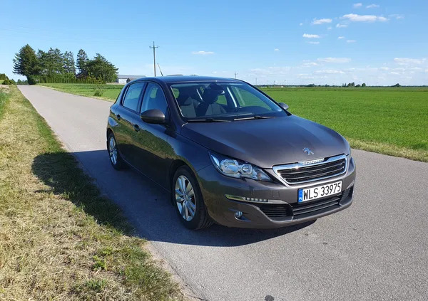 samochody osobowe Peugeot 308 cena 29900 przebieg: 144400, rok produkcji 2016 z Łosice